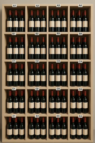 Weinregal_Lagercodes
